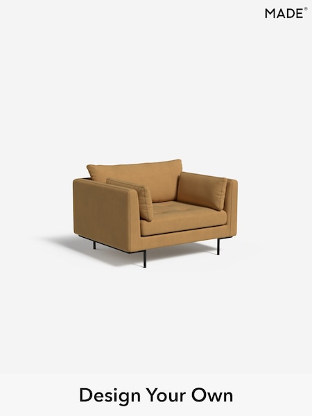 Matt Velvet Easy Clean/Caramel Natural Harlow By Made (H79786) | £775