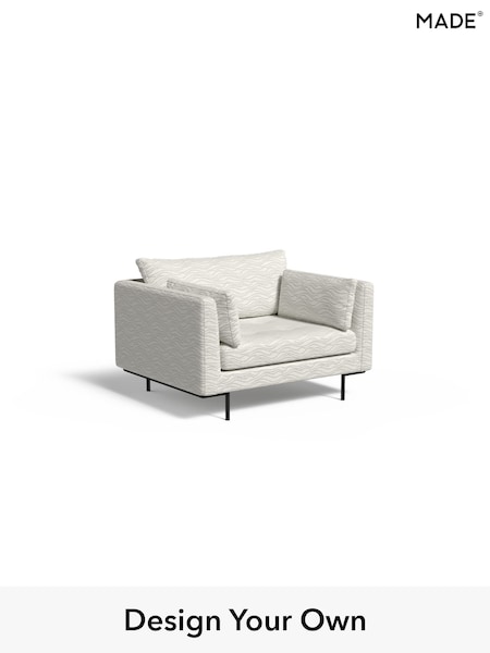 Textured Wave Boucle/Soft White Harlow By Made (H79793) | £875