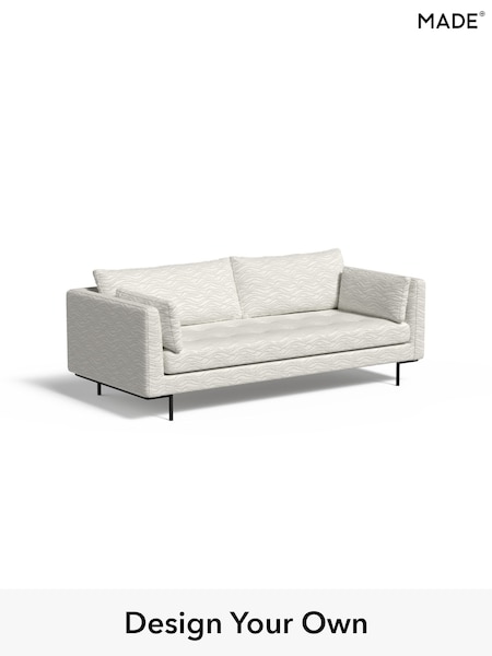 Textured Wave Boucle/Soft White Harlow By Made (H79793) | £1,250