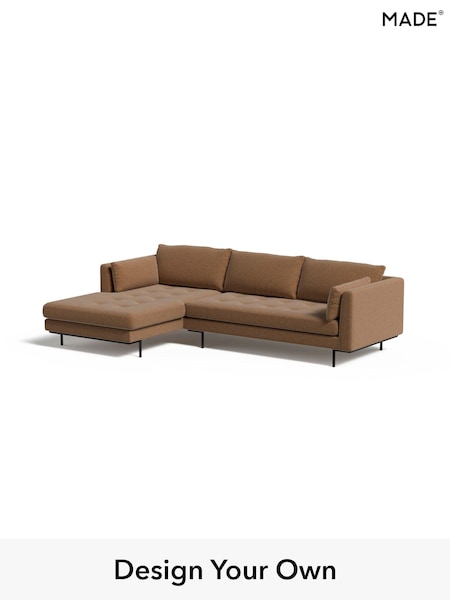 Soft Touch Boucle/Caramel Natural Harlow By Made (H79794) | £1,750