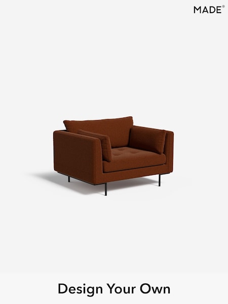 Soft Touch Boucle/Rust Orange Harlow By Made (H79800) | £775