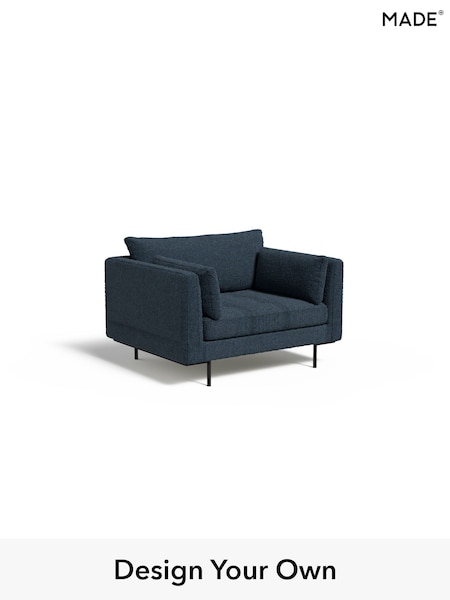 Tonal Boucle/Marl Navy Blue Harlow By Made (H79835) | £875