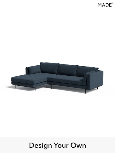 Tonal Boucle/Marl Navy Blue Harlow By Made (H79835) | £1,950