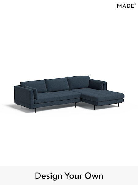 Tonal Boucle/Marl Navy Blue Harlow By Made (H79835) | £1,950