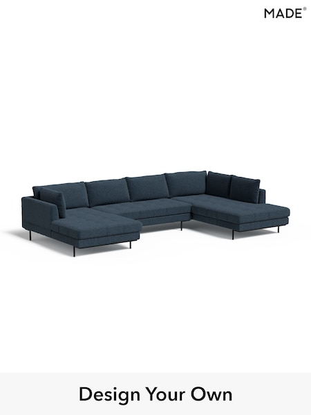 Tonal Boucle/Marl Navy Blue Harlow By Made (H79835) | £2,799