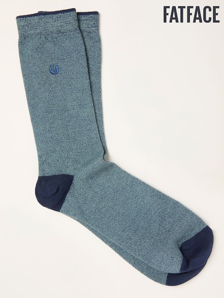 FatFace Blue Plain Socks (H79902) | £7.50