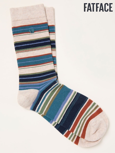 FatFace Multi Colour Stripe Socks (H79906) | £7.50