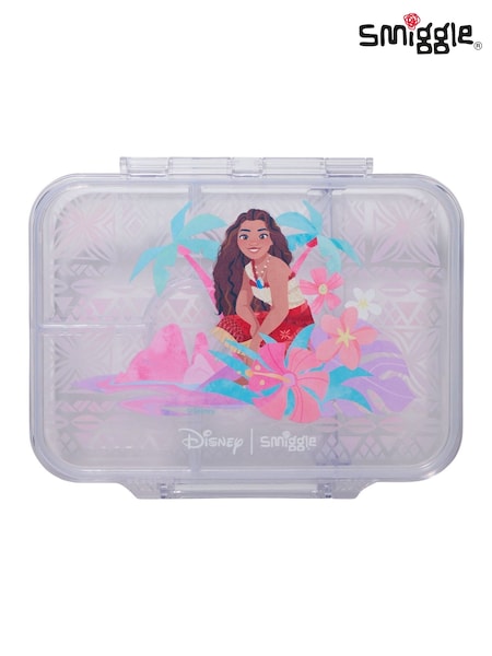 Smiggle Pink Medium Moana See Me Bento Lunchbox (H80027) | £30