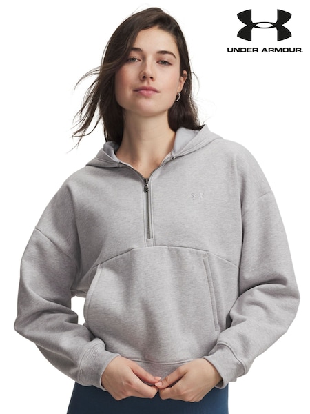 Under Armour Grey Icon 96 Half Zip Hoodie (H80083) | £60