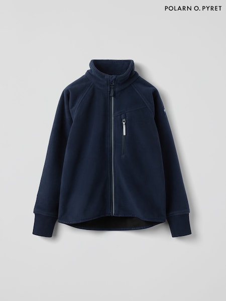 Light Blue - Polarn O. Pyret Waterproof Fleece Jacket