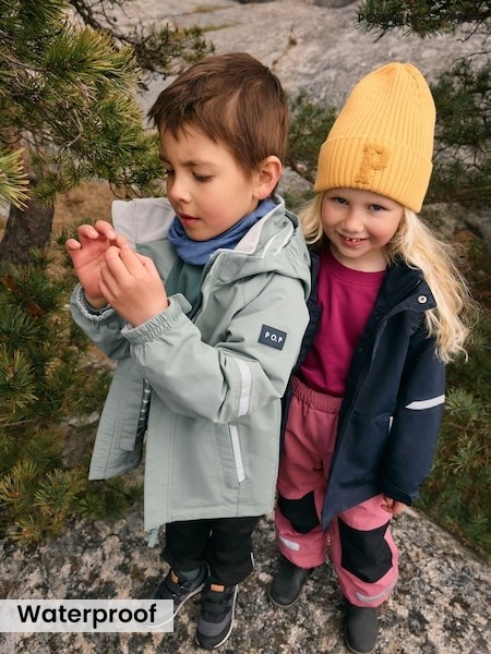 Polarn O. Pyret Green Waterproof Shell Coat (H80206) | £80