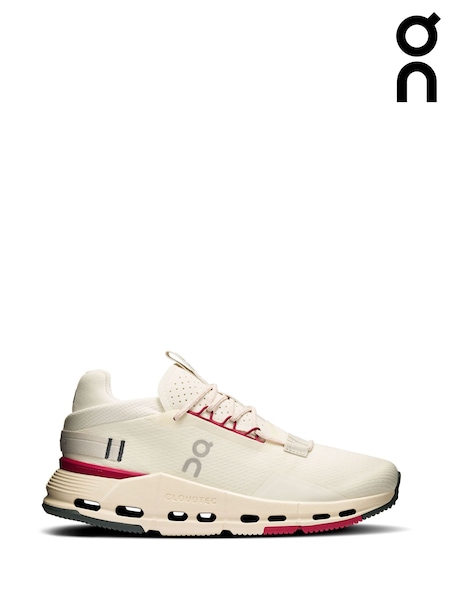 On White/Black Cloudnova 2 Trainers (H80300) | £150