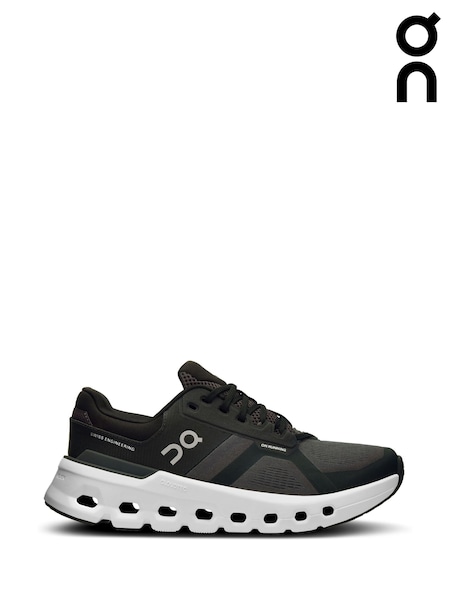 On Black/White Cloudrunner 2 Trainers (H80316) | £140