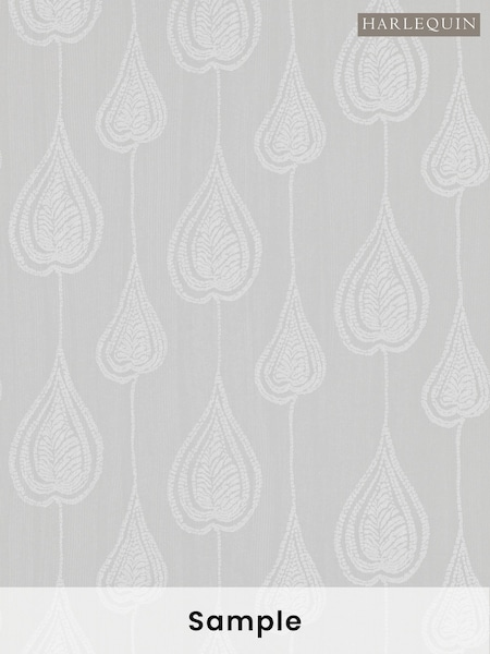 Harlequin Grey Gigi Purity Edit A4 Wallpaper Sample (H80413) | £1