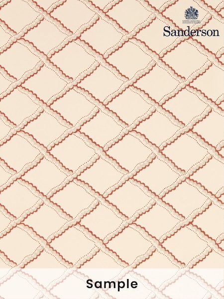 Sanderson Pink Rye A4 Wallpaper Sample (H80447) | £1