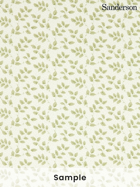 Sanderson Green Tomato Leaf A4 Wallpaper Sample (H80452) | £1