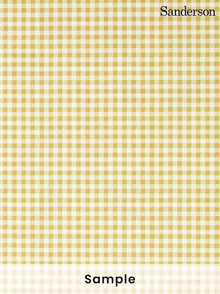Sanderson Yellow Gingham A4 Wallpaper Sample (H80458) | £1
