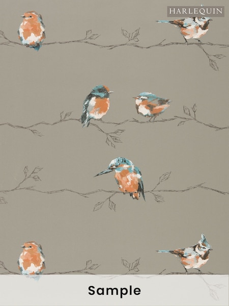 Harlequin Brown Persico Wide Width Purity Edit A4 Wallpaper Sample (H80468) | £1