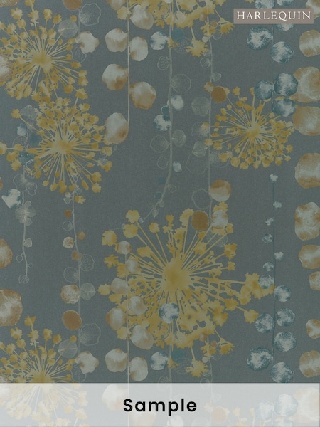 Harlequin Grey Moku Wide Width Purity Edit A4 Wallpaper Sample (H80476) | £1