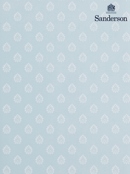 Sanderson Blue Florrie Country Woodland Wallpaper 10M (H80786) | £60
