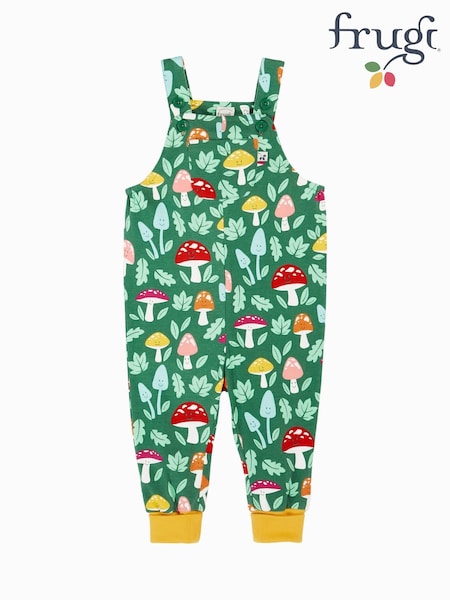 Frugi Green Parsnip Dungarees (H81075) | £26 - £28