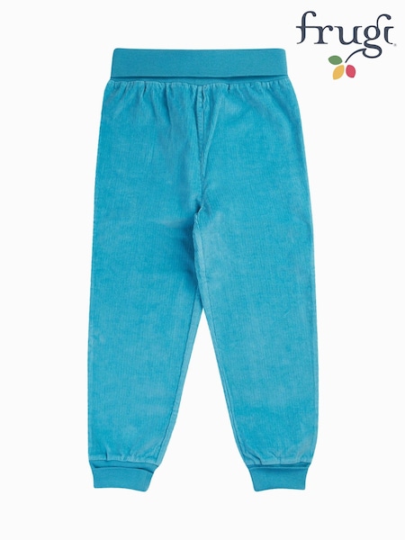 Frugi Blue Carrot Cord Pull Ups Trousers (H81102) | £30 - £32