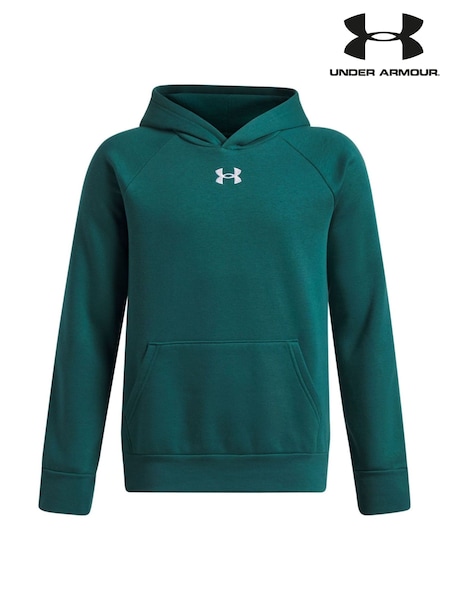 Under Armour Green Rival Fleece Hoodie (H81368) | £38