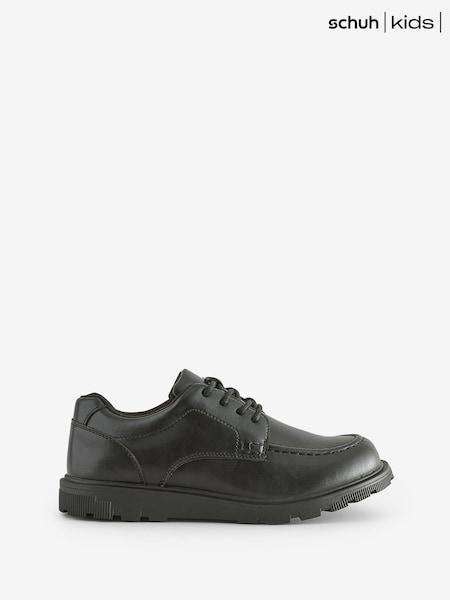Schuh BTS Rebel Lace-Up Black Shoes (H81623) | £28 - £30