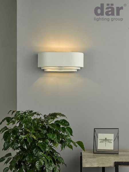 Dar Lighting White Lando Wall Washer (H81639) | £35