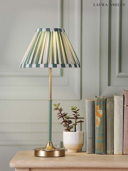Laura Ashley Green Denwick Table Lamp (H81818) | £85