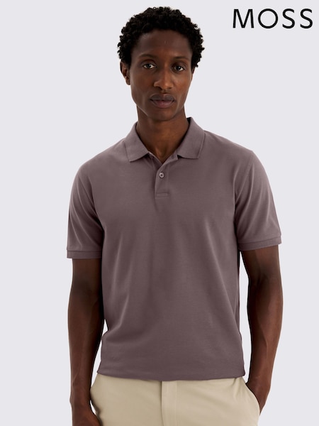 MOSS Green Pique Polo Shirt (H82030) | £30