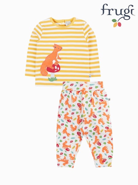 Frugi Yellow Frankie Outfit Jumper (H82233) | £32