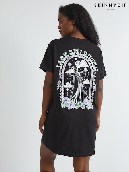 Skinnydip White Disney Nightmare Before Christmas Night Dress (H82345) | £28