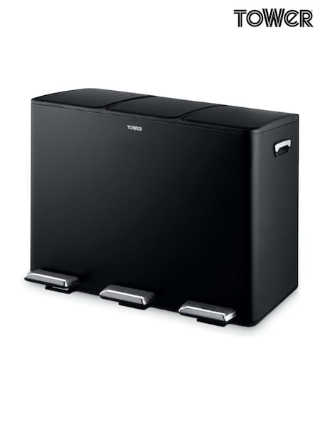 Tower Black Pedal Bin (H82510) | £110