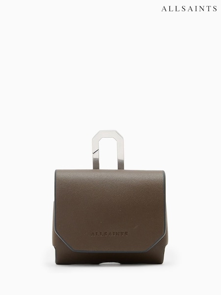 AllSaints Brown Airpod Hex Case Bag (H82513) | £39
