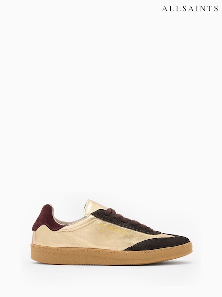 AllSaints Brown Thelma Met Sneakers (H82557) | £149
