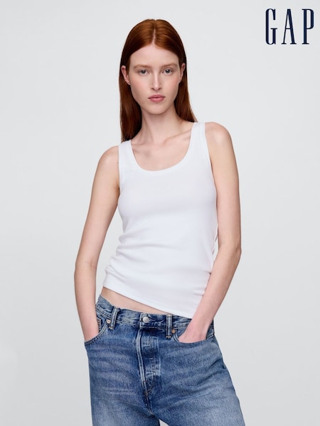 Gap White Modern Vest (H82694) | £14