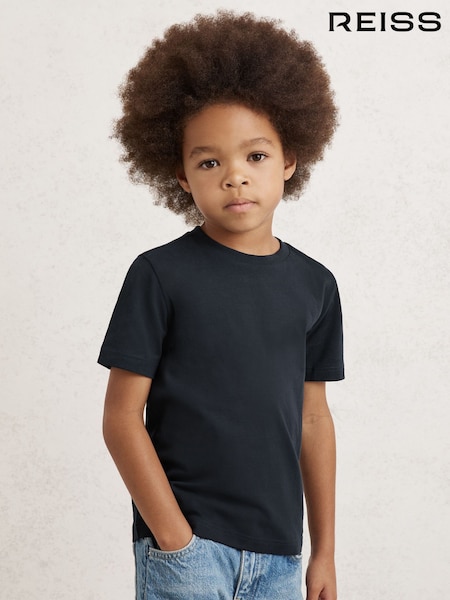 Reiss Navy Bless 9-13 yrs Crew Neck T-Shirt (H82839) | £11