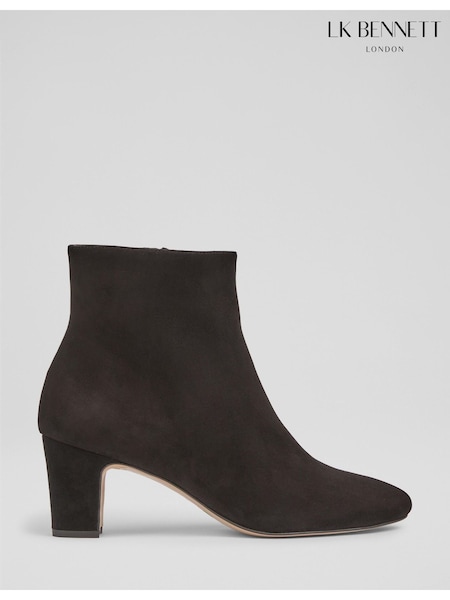 LK Bennett Red Conway Crinkled Patent Ankle Boots (H83054) | £349