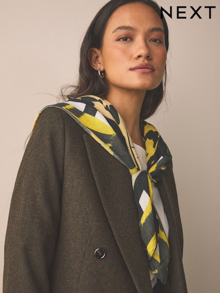 Multi Leopard Square Scarf (H83282) | £12