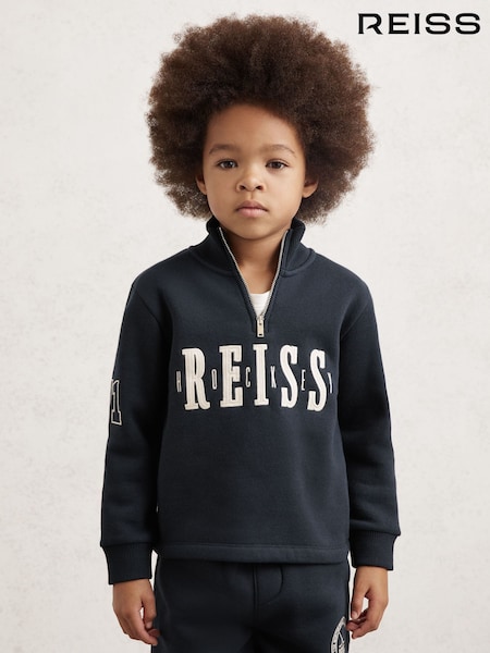Reiss Navy Martin 3-9 yrs Sweatshirt (H83296) | £42
