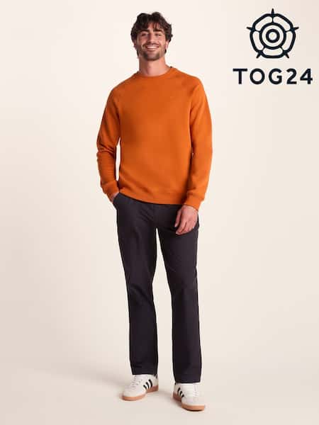Tog 24 Orange Mens Clitheroe Raglan Sweater (H83365) | £40
