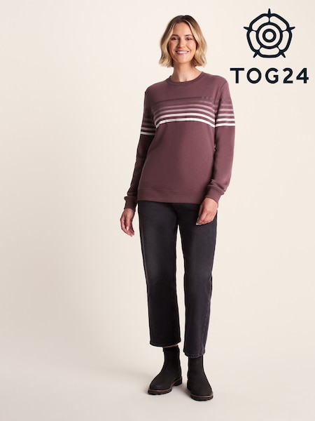 Tog 24 Purple Womens Bayman Sweater (H83366) | £45