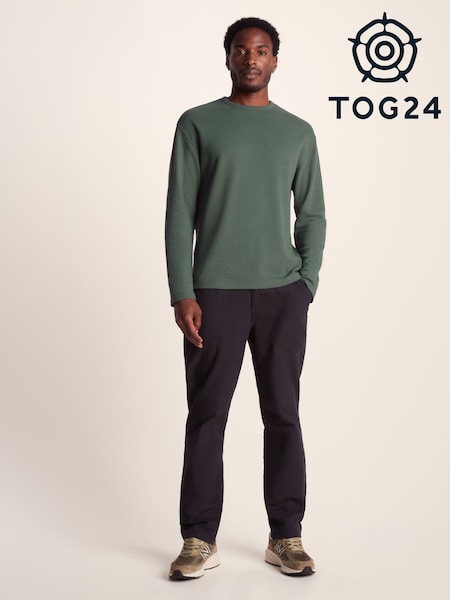 Tog 24 Green Mens Ainsdale Long Sleeve T-Shirt (H83371) | £29