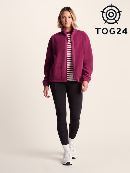 Tog 24 Red Womens Emilie Sherpa Fleece (H83414) | £45