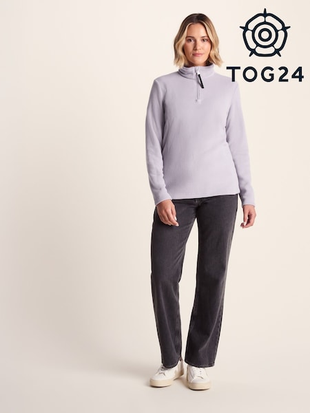 Tog 24 Purple Revive Womens Fleece Zip Neck Fleece (H83529) | £25