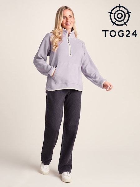 Tog 24 Purple Womens Rawson Zip Neck Fleece (H83544) | £35