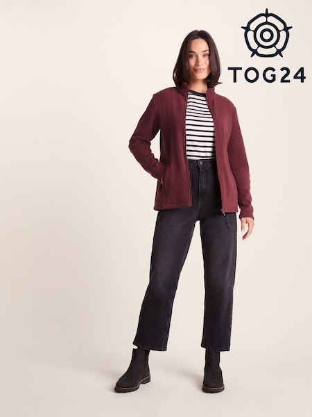 Tog 24 Red Womens Revive Fleece Jacket (H83556) | £30