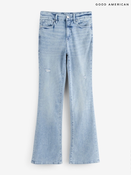 Good American Blue Classic Bootcut Jeans (H83600) | £147