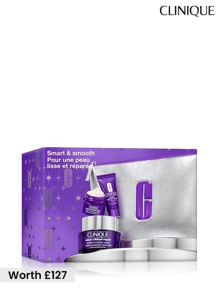 Clinique Smart & Smooth: AntiAgeing Skincare Set (Worth £127) (H83743) | £75